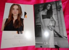 DRIELLE VALERETTO Vogue model agency cards+ photographs