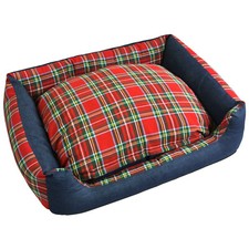 CUCCIA MORBIDA CUSCINO MATERASSINO CANE GATTO SKIPPER CON CUSCINO IN MEMORY FOAM