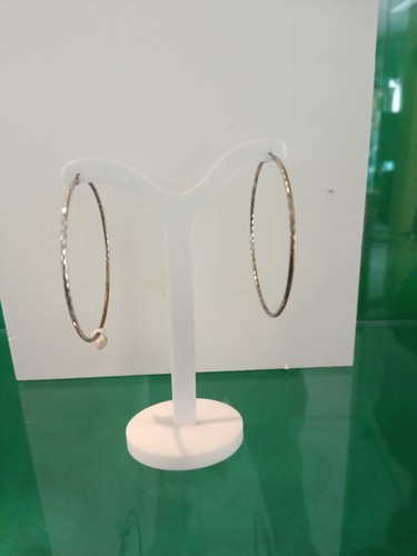 Orecchini cerchio argento - orecchini,