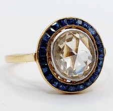 Anello bersaglio antico oro