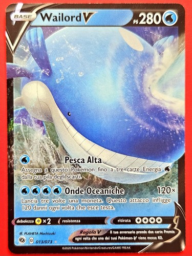 Carta pokemon wailord - wailord, v