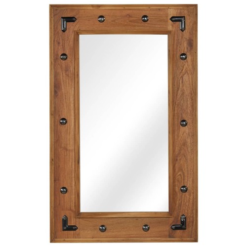 Specchio 50x50 legno - specchio,