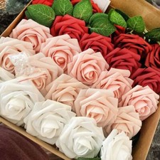 10/20/30pcs Rosa Artificiale