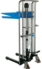 Sollevatore transpallet manuale con piattaforma 400 kg carrello elevatore forche