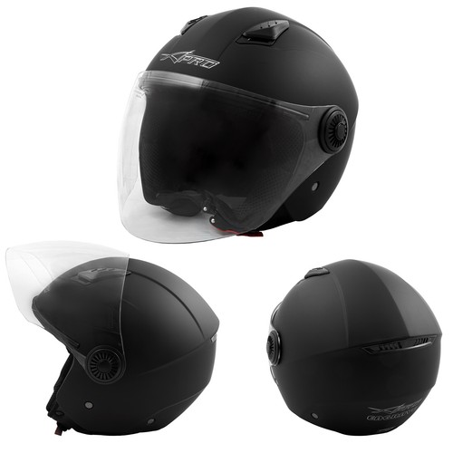 Casco jet visiera scooter - jet,