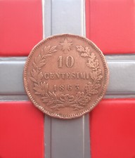 (£)   10 Centesimi 1863