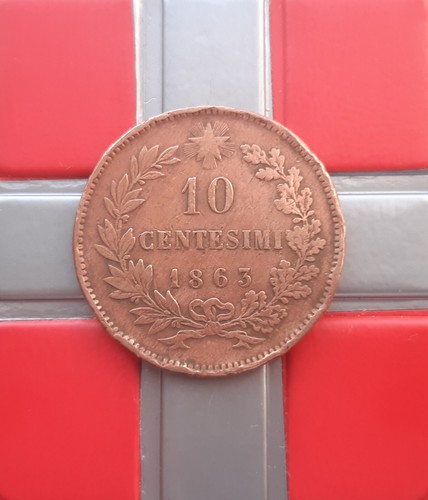 10 centesimi 1863 - ,