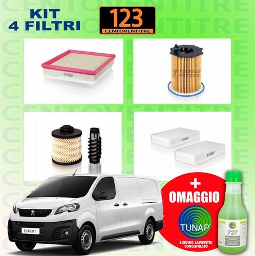 Kit tagliando filtri peugeot - 4,