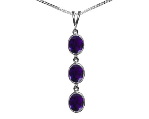 Argento sterling ametista - argento,