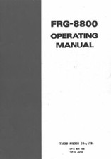 YAESU FRG-8800 INSTRUCTION