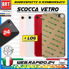 VETRO BACK COVER SCOCCA POSTERIORE PER APPLE IPHONE 8 BIG HOLE+BIADESIVO!