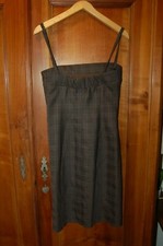 Patrizia Pepe - Vestito donna (1), Marrone quadro azzurro, Lana, tg 42