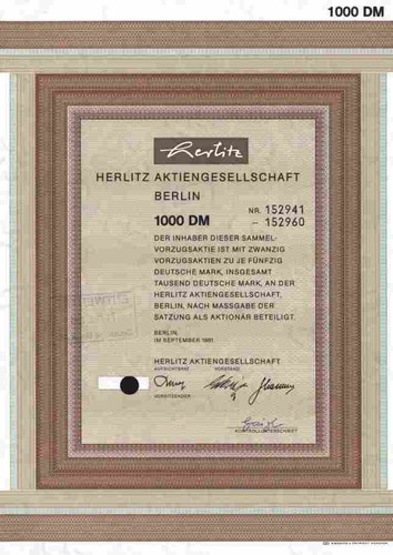 Herlitz cancelleria 1981 - ag,