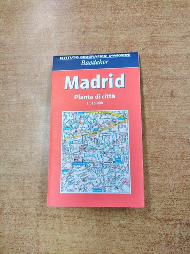 Madrid pianta della citta - pianta,