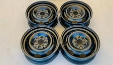 *Fiat panda 141 (1986-2003) 4 cerchi In Ferro Neri  Opaco 13x4,5 attacco fiat *