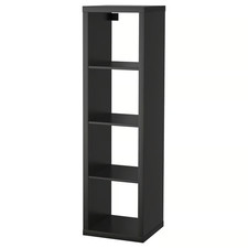 IKEA KALLAX Nero 4 Ripiani
