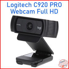 WEBCAM LOGITECH PRO C920 FULL HD AUTOFOCUS 1080P 1920X1080 960-001055 WINDOWS 10