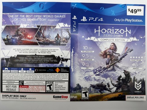 Game case art insert - art, horizon