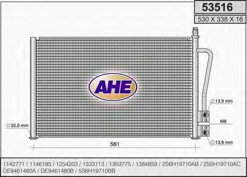 Condensatore radiatore aria - condensatore,