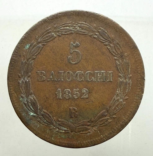 Baiocchi 1852 roma anno - ,