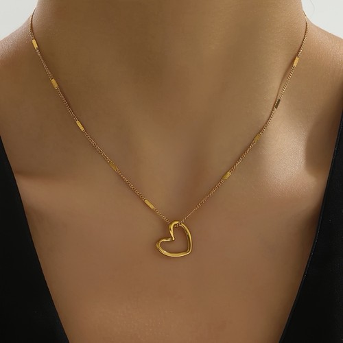 Collana cuore bellorie acciaio - bellorie,