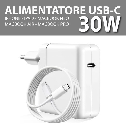 Alimentatore 30w usb - 30w, usb-c