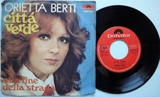 ORIETTA BERTI 45 Citta Verde