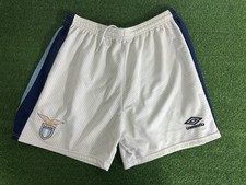 Pantaloncini Short LAZIO UMBRO Match Worn No Shirt No Maglia Camiseta Trikot