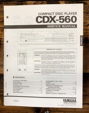 Yamaha cdx 560 lettore - cdx-560,