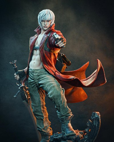 Figura resina dante - resina, may