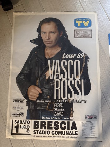 Vasco rossi poster tour - vasco, 89