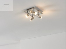 EGLO * Plafoniera  mod ROTTELO * Rif 90916 *  4 Faretti Led Inclusi * Nuova