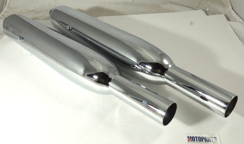 Pre unit triumph silencers - pre-unit,