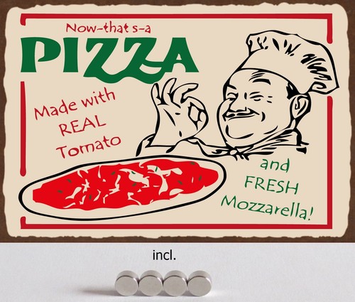 Targa latta 20x30 pizza - targa,