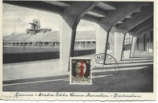 1944 ITALIA REPUBBLICA SOCIALE 30C FI 492/II P,32 ISOLATO SU COPERTINA CARTOLINA DA LI