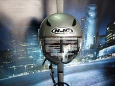CASCO HJC CL25 JET CON VISIERA SILVER TG. S