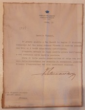 Italian Royal Letter Queen