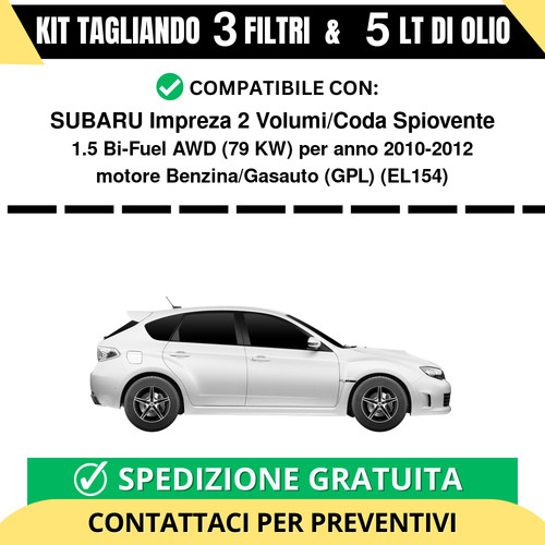 Tagliando per subaru - per,