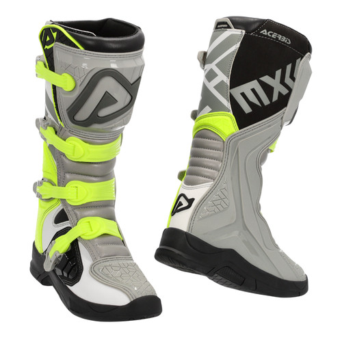 Stivali team grigio giallo - x-team,