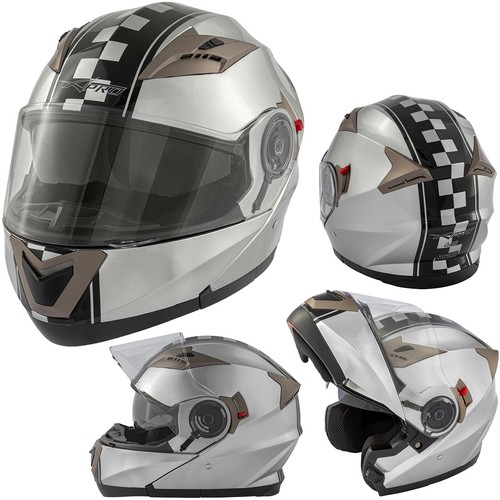 Casco modulare moto visiera - modulare,