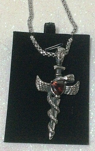Collana ciondolo acciaio spada - collana,