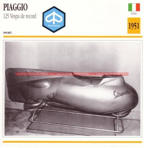 Piaggio vespa 125 - 125, record