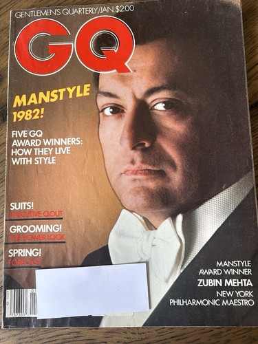 Vintage january 1982 - gq,