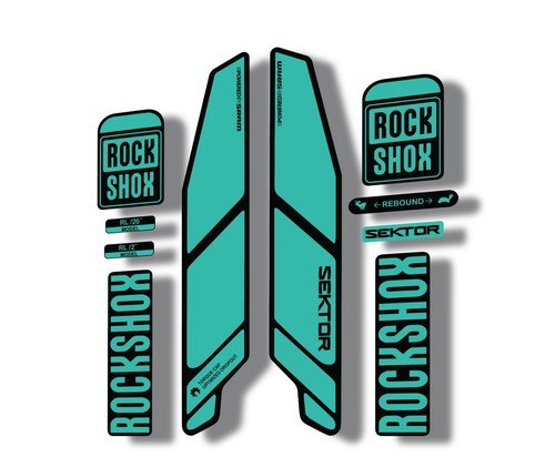 Adesivo rock shox - sektor, 2015