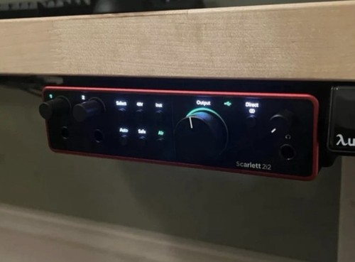 Underdesk mount for focusrite - for,