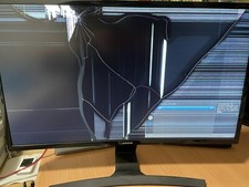 SAMSUNG S27E510C Monitor Schermo CURVO 27 LED  1080p Gaming HDMI VGA Danneggiato