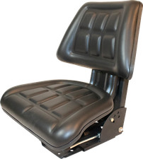 Black Tractor Suspension Seat