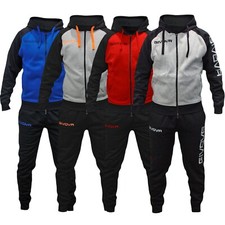 Tuta cotone felpato Givova Super King uomo donna cappuccio sport calcio fitness