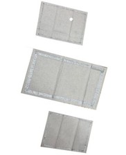 Tris centrini Tinta unita