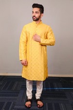 Indiano da Uomo Etnico Kurta